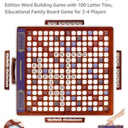 Retrostick New Crossword Game W Rotating Wooden Board(Portable)