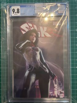 -= Silk comic book #1 Da Silva variant CGC graded 9.8 =-
