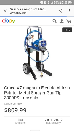 Airless sprayer gun