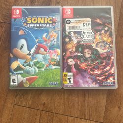 Demon Slayer/Sonic Switch Games