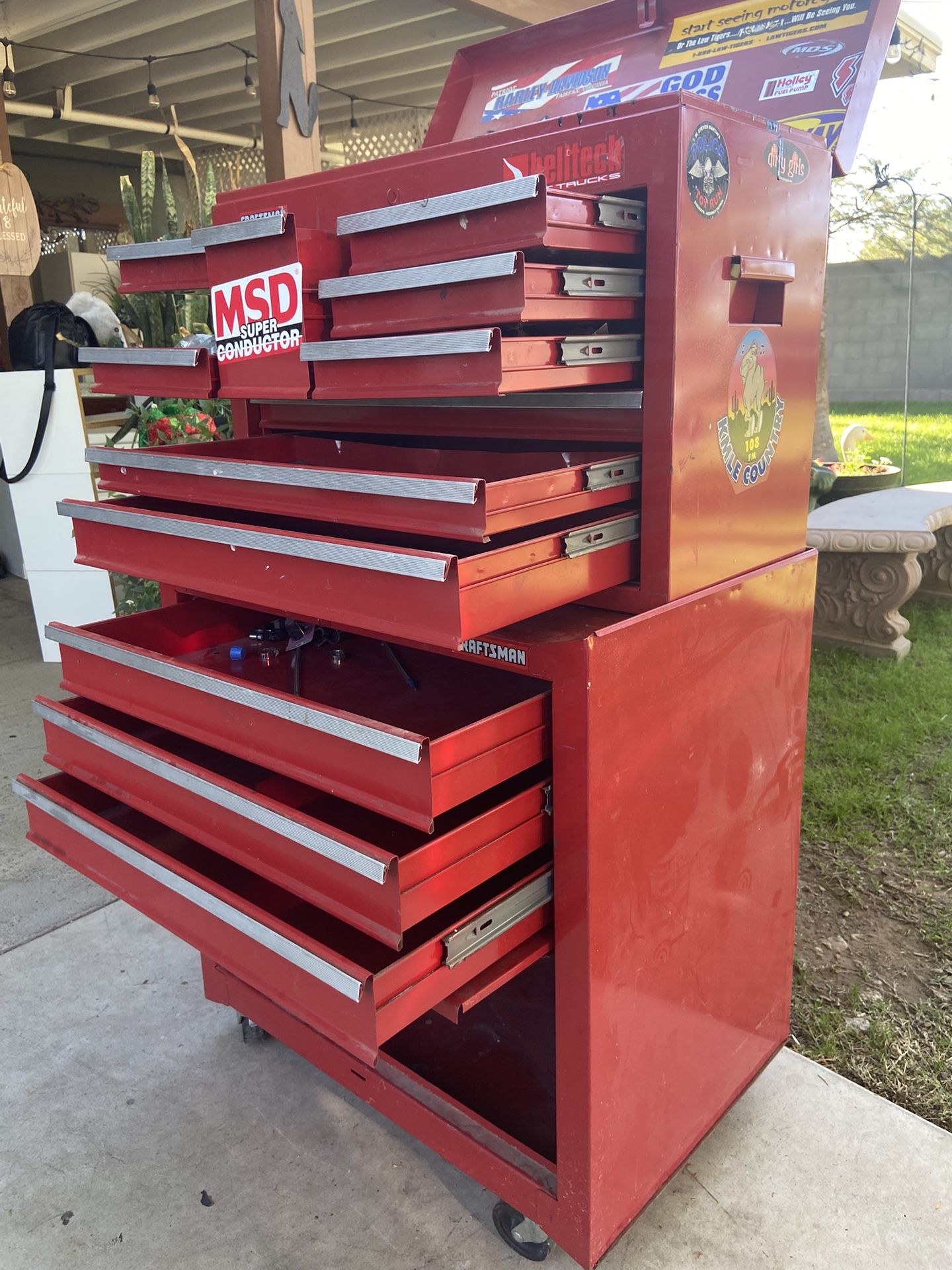 Craftsman Tool Box All Drawers Work Great Condition