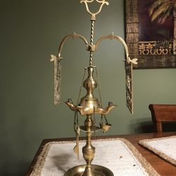 Vintage Spanish Oil Lamp