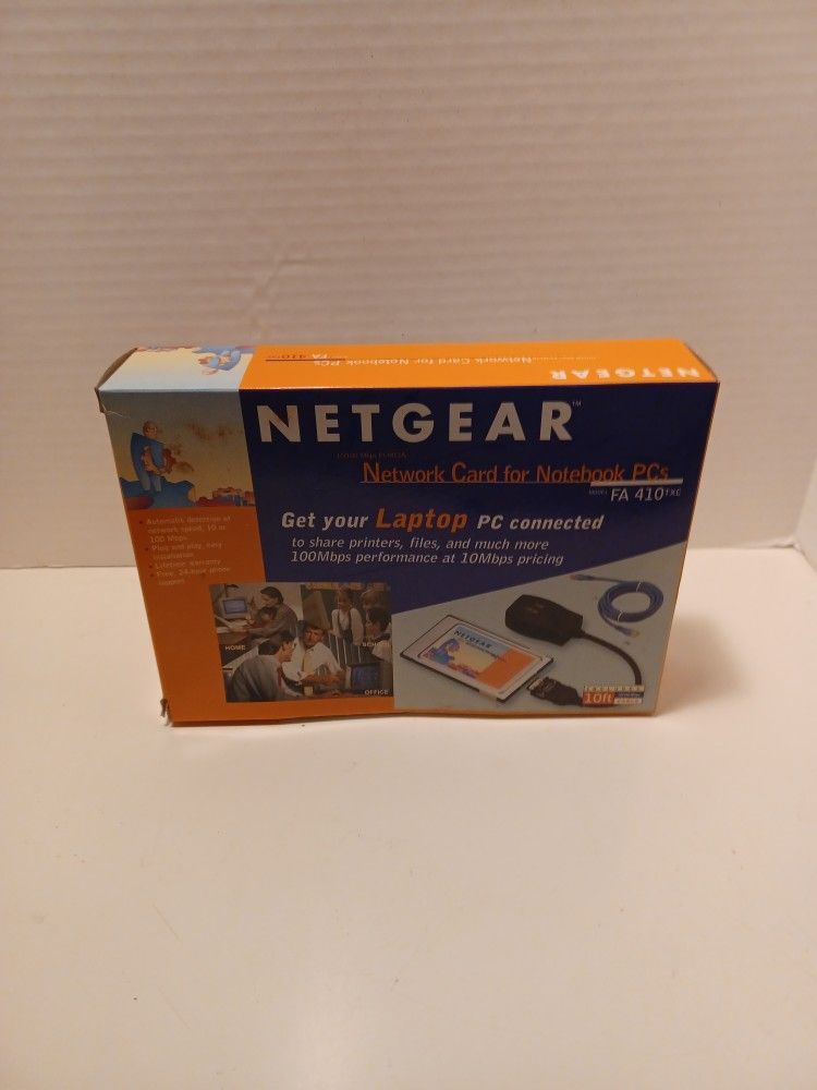 Netgear FA410 10/100mbps PC Card