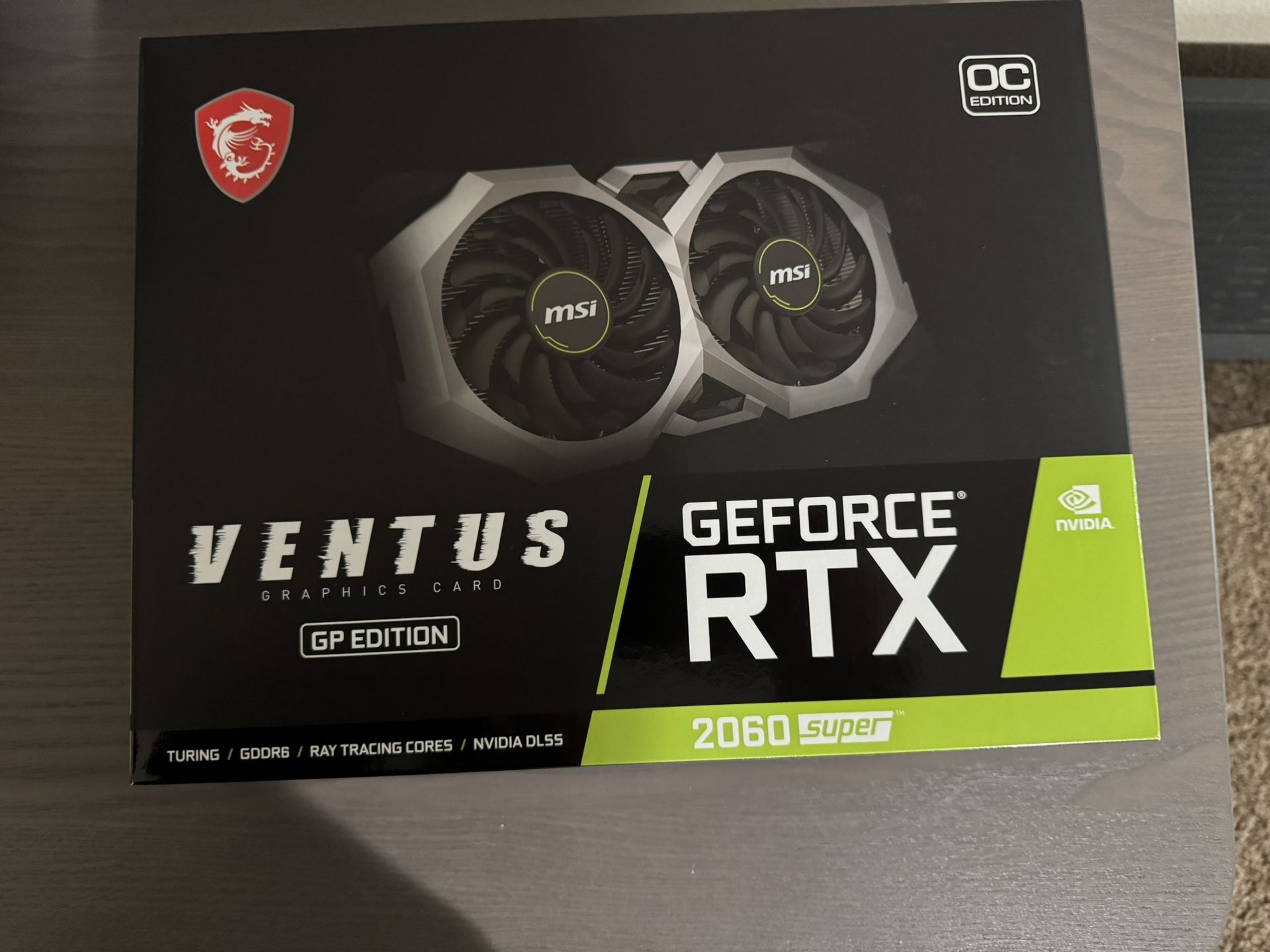 MSI Geforce RTX 2060 Super Graphics Card