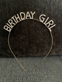 Rhinestone Birthday Girl Headband