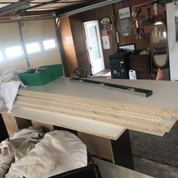 Melamine Rips At 17 Inches.  X 8’ Tall