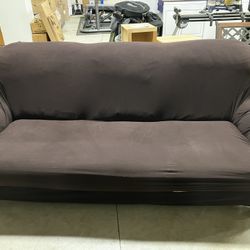 Super Comfy Leather Couch for Sale! - $100 OBO
