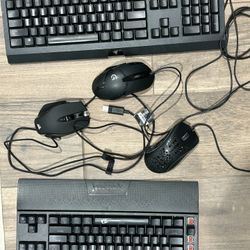 Used 2 Keyboards & 3 Mouse 