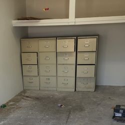 4 Filing Cabinets From Law Office 