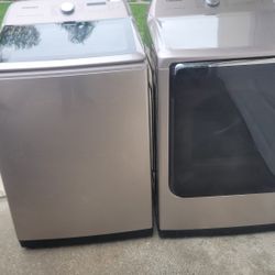 SAMSUNG HE ACTIVEWASH WASHER ELECTRIC DRYER SET WORKS GREAT CAN DELIVER ANYWHERE 