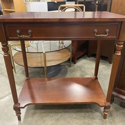 Column Leg Tall Console Table