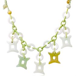 Gemini Astrology Handmade Jade Necklace 