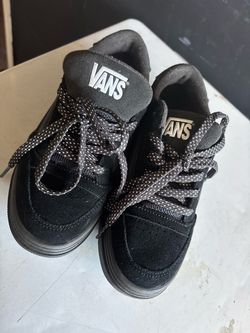 Vans Black Suede Low-Top Sneakers