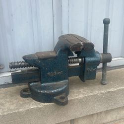 Vintage Milwaukee Tool Vice Vise  V3-1 Japan V3 Blue