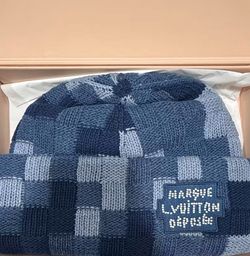 Louis Vuitton Damier Knit Beanie Hat