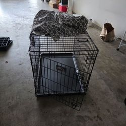 Dog crate with cover (pending)