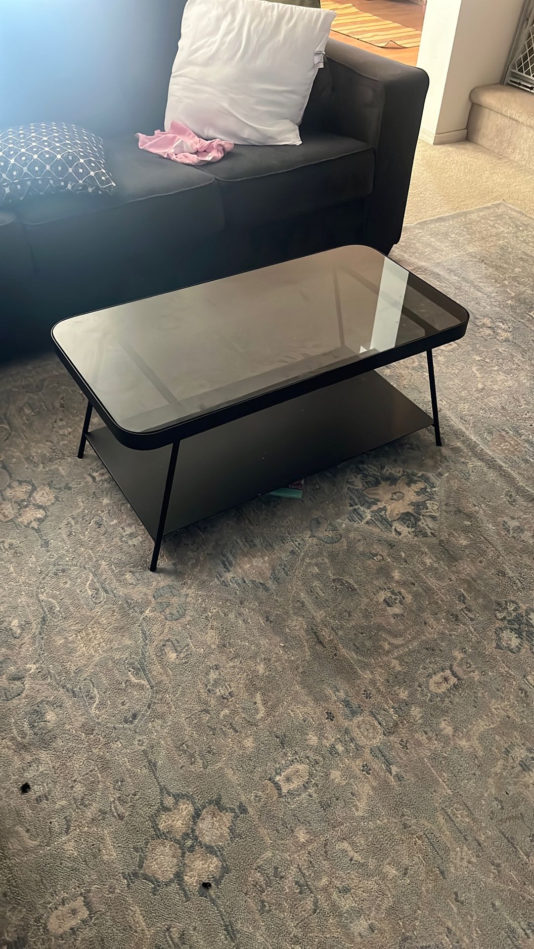 Glass Top Coffee Table