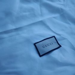 Gucci White Silk Bag
