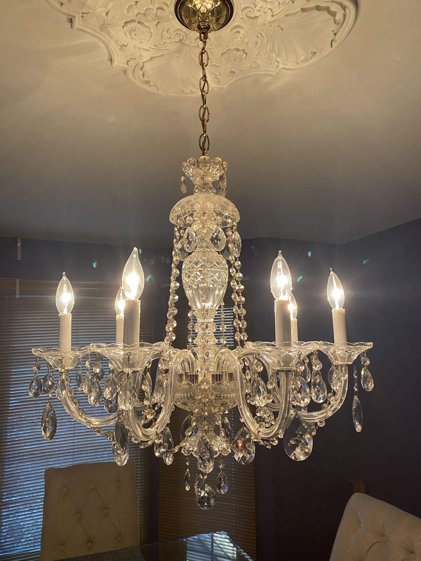 Vintage Crystal Chandelier