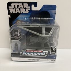 Star Wars Micro Galaxy Squadron Series 4 TIE Interceptor 0078 Jazwares