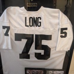 Framed Vintage Howie Long #75 Jersey
