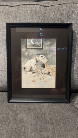 Bonzo the dog framed artwork