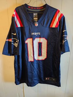 NFL Nike On Field Stamp Jersey New England Patriots Mac Jones Size XL Extra Large Good Condition