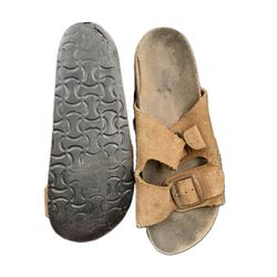 Vintage 1980s Brown Leather Arizona Style Birkenstocks Women’s Size 7.5