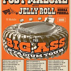 POST MALON/JELLYROLL CONCERT TICKETS 
