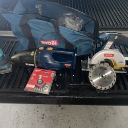 Ryobi Tools and Makita Sander