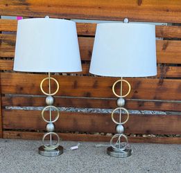 Set of modern lamps