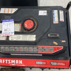 Craftsman Generator 6000 Watts 