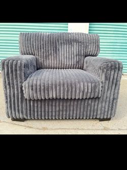 Gray Oversized Accent sofaChair