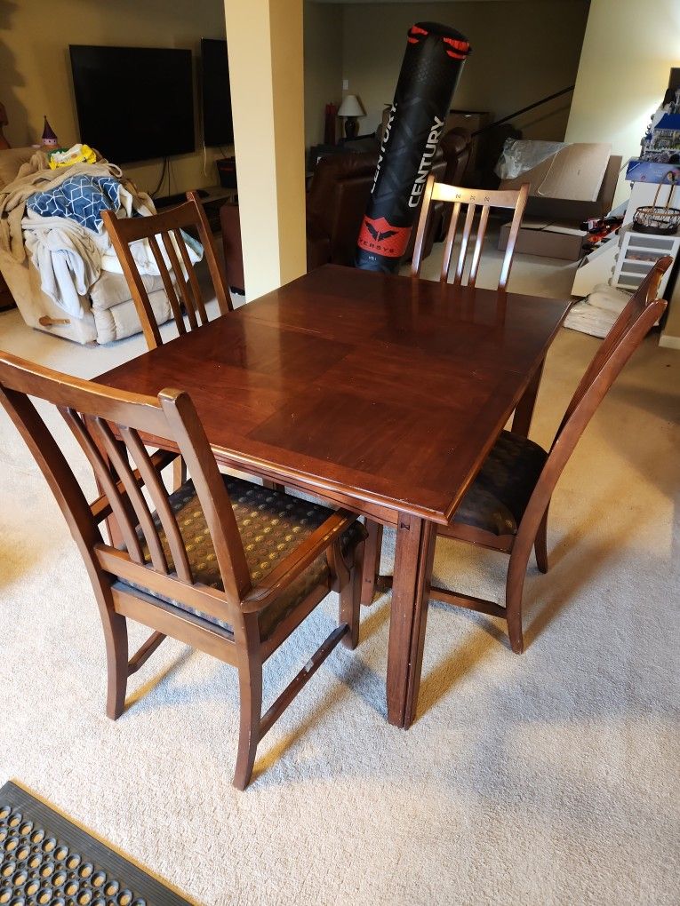 Dining Table And Four (4) Chairs