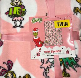 NEW GRINCH TWIN BLANKET