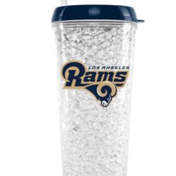 LA rams freezer tumbler travel mug with straw NFL Rams Cup