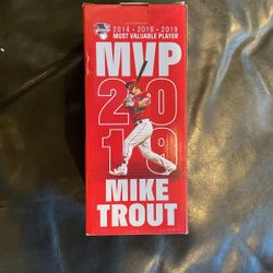 MIKE TROUT 3 TIME MVP BOBBLEHEAD