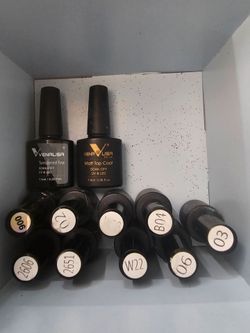 Gel Nail Polish – 9 Bottles