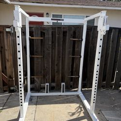 Squat rack cage