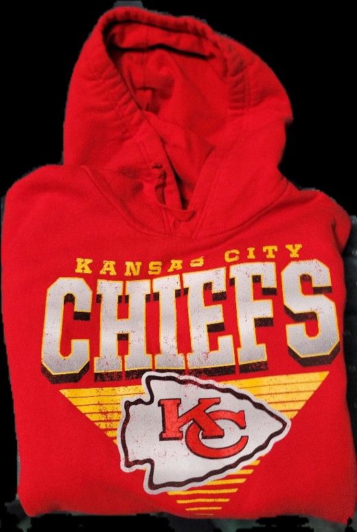 Vintage Style Official NFL Kansas City Chiefs Pullover Hoodie