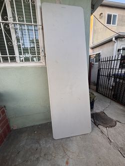 Staples White Plastic Party Table 8’ x 30”