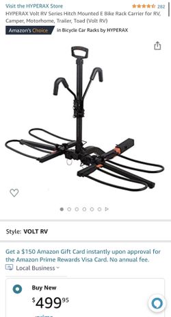 Hitch Mounted E Bike Rack For RV