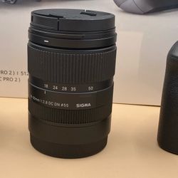 Sigma 18-50mm F2.8 