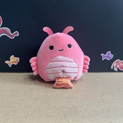 SQUISHMALLOWS  SIMONE SHRIMP! BEAUTIFUL CORAL COLOR, LIKE NEW