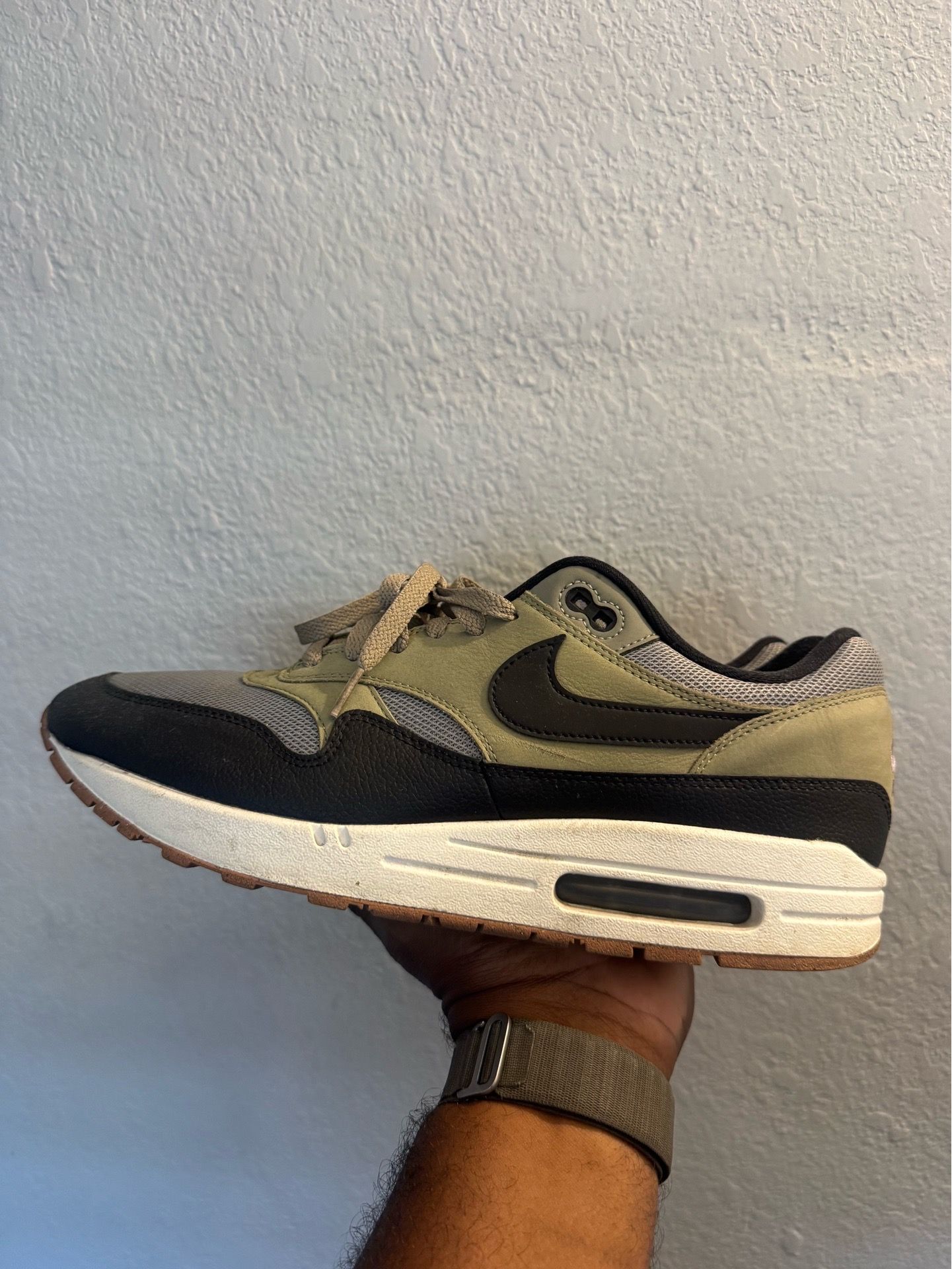 Nike Air Max 1 "Dark Stucco / Black" - Size 12