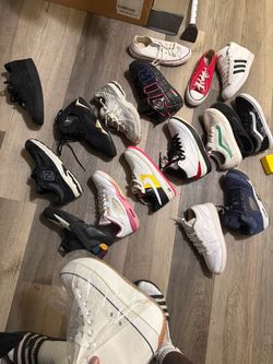 Multiple sneakers