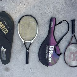 tennis rackets