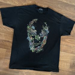 Men’s Black T-Shirt, Xl Gucci Style Tigers On  Front