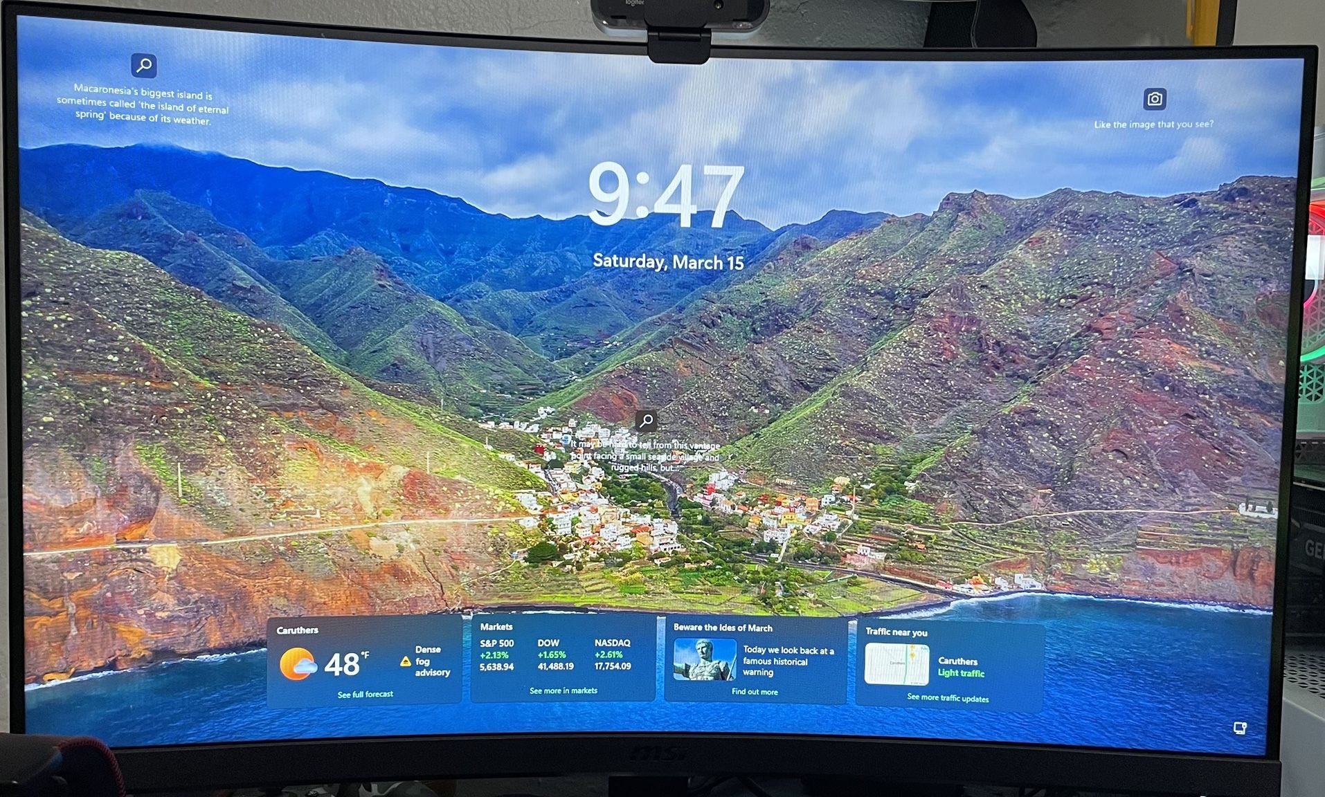 MSI gaming monitor