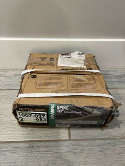 10" GALVANIZED SPIKES - 50 LB. BOX (New)